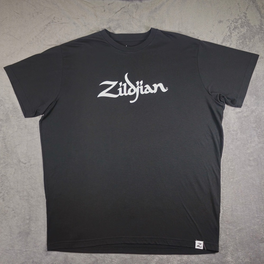 Zildjian T-Shirt Mens XXL Black Graphic Logo Short Sleeve Tri-Blend Drummer